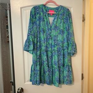 Lilly Pulitzer Gabriel Dress Keepin’ It Reel